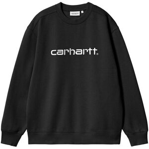 Carhartt WIP W' Carhartt Sweat Black Pánske - Mikiny a mikiny s kapucou Carhartt WIP - Čierna - I033647_0D2_XX-S - Size: S S male Carhartt WIP W' Carhartt Sweat Black Pánske - Mikiny a mikiny s kapucou Carhartt WIP - Čierna - I033647_0D2_XX-S - Size: S S male