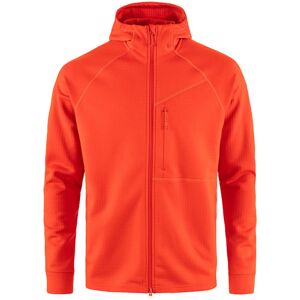 Fjällräven Abisko Grid Fleece Hoodie M Red Pánske - Mikiny a mikiny s kapucou Fjällräven - Červená - F12600228-214-M - Size: M M male Fjällräven Abisko Grid Fleece Hoodie M Red Pánske - Mikiny a mikiny s kapucou Fjällräven - Červená - F12600228-214-M - Size: M M male