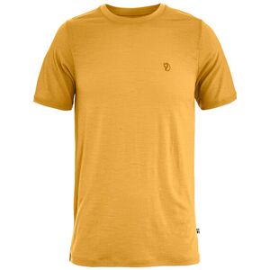 Fjällräven Abisko Wool SS M Yellow Pánske - Tričká Fjällräven - Žltá - F87193-160-S - Size: S S male Fjällräven Abisko Wool SS M Yellow Pánske - Tričká Fjällräven - Žltá - F87193-160-S - Size: S S male