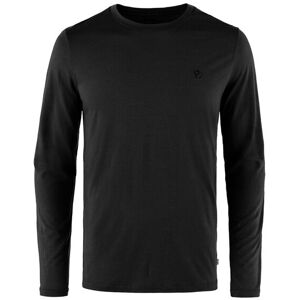 Fjällräven Abisko Wool LS M Black Pánske - Tričká Fjällräven - Čierna - F87194-550-XL - Size: XL XL male Fjällräven Abisko Wool LS M Black Pánske - Tričká Fjällräven - Čierna - F87194-550-XL - Size: XL XL male