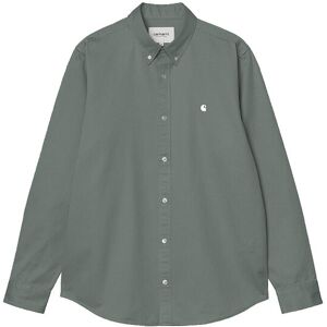 Carhartt WIP L/S Madison Shirt Green Pánske - Košeľa Carhartt WIP - Zelená - I023339_3HL_XX-XL - Size: XL XL male Carhartt WIP L/S Madison Shirt Green Pánske - Košeľa Carhartt WIP - Zelená - I023339_3HL_XX-XL - Size: XL XL male
