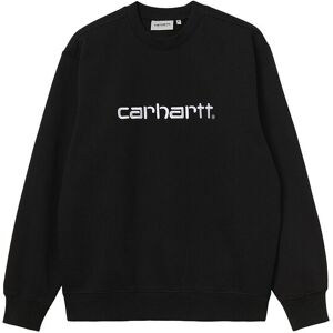 Carhartt WIP Carhartt Sweat Black White Pánske - Mikiny a mikiny s kapucou Carhartt WIP - Čierna - I030546_0D2_XX-L - Size: L L male Carhartt WIP Carhartt Sweat Black White Pánske - Mikiny a mikiny s kapucou Carhartt WIP - Čierna - I030546_0D2_XX-L - Size: L L male