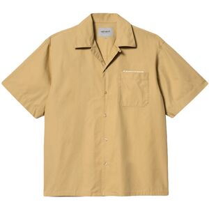 Carhartt WIP Link Script Shirt Pánske - Košeľa Carhartt WIP - Žltá - I033026_22S_XX-XL - Size: XL XL male Carhartt WIP Link Script Shirt Pánske - Košeľa Carhartt WIP - Žltá - I033026_22S_XX-XL - Size: XL XL male