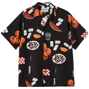 Carhartt WIP S/S Isis Maria Dinner Shirt Black Pánske - Košeľa Carhartt WIP - Čierna - I033071_23J_XX-M - Size: M M male Carhartt WIP S/S Isis Maria Dinner Shirt Black Pánske - Košeľa Carhartt WIP - Čierna - I033071_23J_XX-M - Size: M M male