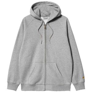Carhartt WIP Hooded Chase Jacket Grey Pánske - Mikiny a mikiny s kapucou Carhartt WIP - Sivá - I033664_00M_XX-L - Size: L L male Carhartt WIP Hooded Chase Jacket Grey Pánske - Mikiny a mikiny s kapucou Carhartt WIP - Sivá - I033664_00M_XX-L - Size: L L male