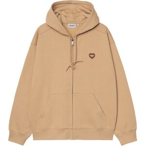 Carhartt WIP Hooded Heart II Hartt Sweat Ja Pánske - Mikiny a mikiny s kapucou Carhartt WIP - Hnedá - I035176_07E_XX-L - Size: L L male Carhartt WIP Hooded Heart II Hartt Sweat Ja Pánske - Mikiny a mikiny s kapucou Carhartt WIP - Hnedá - I035176_07E_XX-L - Size: L L male