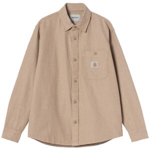 Carhartt WIP L/S Edgar Shirt Pánske - Košeľa Carhartt WIP - Svetlohnedá - I035335_3D5_XX-XL - Size: XL XL male Carhartt WIP L/S Edgar Shirt Pánske - Košeľa Carhartt WIP - Svetlohnedá - I035335_3D5_XX-XL - Size: XL XL male