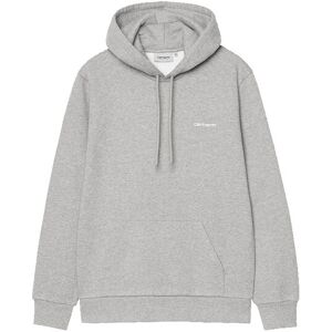 Carhartt WIP Hooded Script Embroidery Sweat Grey Pánske - Mikiny a mikiny s kapucou Carhartt WIP - Sivá - I035392_00D_XX-M - Size: M M male Carhartt WIP Hooded Script Embroidery Sweat Grey Pánske - Mikiny a mikiny s kapucou Carhartt WIP - Sivá - I035392_00D_XX-M - Size: M M male