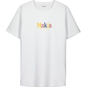 Makia Strait T-Shirt M Pánske - Tričká Makia - Biela - M21226_001-L - Size: L L male Makia Strait T-Shirt M Pánske - Tričká Makia - Biela - M21226_001-L - Size: L L male