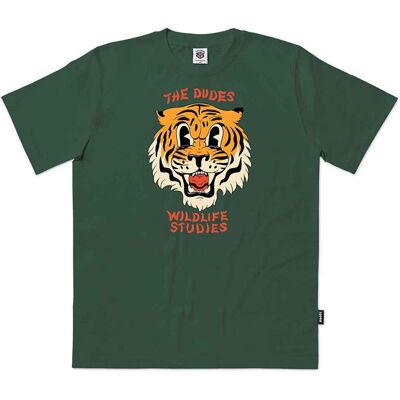 The Dudes Wildlife Studies Classic T-Shirt Green Pánske - Tričká The Dudes - Zelená - 10025571-XL - Size: XL XL male The Dudes Wildlife Studies Classic T-Shirt Green Pánske - Tričká The Dudes - Zelená - 10025571-XL - Size: XL XL male