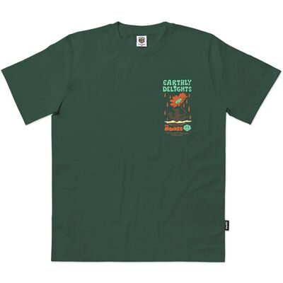 The Dudes Earthly Delights Classic T-Shirt Premium Bottle Green Pánske - Tričká The Dudes - Zelená - 10073071-XL - Size: XL XL male The Dudes Earthly Delights Classic T-Shirt Premium Bottle Green Pánske - Tričká The Dudes - Zelená - 10073071-XL - Size: XL XL male
