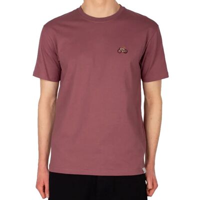IrieDaily Peaceride Emb Tee Burgundy Pánske - Tričká IrieDaily - Bordová - 111D398-237-S - Size: S S male IrieDaily Peaceride Emb Tee Burgundy Pánske - Tričká IrieDaily - Bordová - 111D398-237-S - Size: S S male