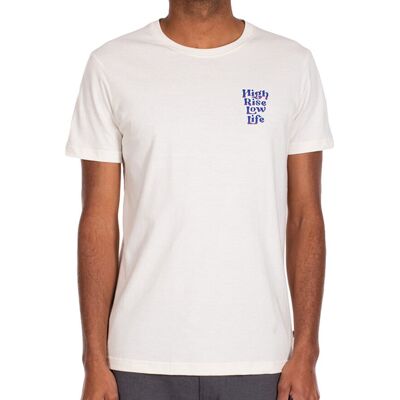IrieDaily High Rise Low Life Tee White Pánske - Tričká IrieDaily - Biela - 112B396-707-XL - Size: XL XL male IrieDaily High Rise Low Life Tee White Pánske - Tričká IrieDaily - Biela - 112B396-707-XL - Size: XL XL male