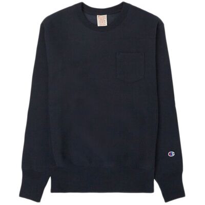 Champion Crewneck Sweatshirt Blue Pánske - Mikiny a mikiny s kapucou Champion - Modrá - 216497-BS501-XL - Size: XL XL male Champion Crewneck Sweatshirt Blue Pánske - Mikiny a mikiny s kapucou Champion - Modrá - 216497-BS501-XL - Size: XL XL male