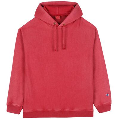 Champion Hooded Sweatshirt Red Pánske - Mikiny a mikiny s kapucou Champion - Červená - 217240-RS051-L - Size: L L male Champion Hooded Sweatshirt Red Pánske - Mikiny a mikiny s kapucou Champion - Červená - 217240-RS051-L - Size: L L male