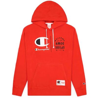 Champion x Stranger Things Hoodie Red Pánske - Mikiny a mikiny s kapucou Champion - Červená - 217780-RS033-L - Size: L L male Champion x Stranger Things Hoodie Red Pánske - Mikiny a mikiny s kapucou Champion - Červená - 217780-RS033-L - Size: L L male