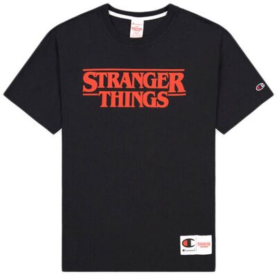 Champion x Stranger Things Men´s T-Shirt Black 217791-KK001 Pánske - Tričká Champion - Čierna - 217791-KK001-M - Size: M M male Champion x Stranger Things Men´s T-Shirt Black 217791-KK001 Pánske - Tričká Champion - Čierna - 217791-KK001-M - Size: M M male