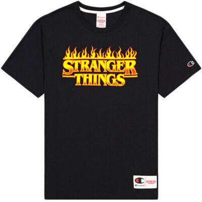 Champion x Stranger Things Men´s T-Shirt Black 217791-KK007 Pánske - Tričká Champion - Čierna - 217791-KK007-M - Size: M M male Champion x Stranger Things Men´s T-Shirt Black 217791-KK007 Pánske - Tričká Champion - Čierna - 217791-KK007-M - Size: M M male