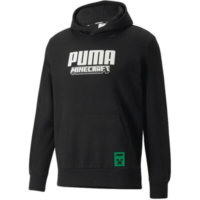 Puma x MINECRAFT Men's Hoodie Black Pánske - Mikiny a mikiny s kapucou Puma - Čierna - 534376_01-L - Size: L L male Puma x MINECRAFT Men's Hoodie Black Pánske - Mikiny a mikiny s kapucou Puma - Čierna - 534376_01-L - Size: L L male