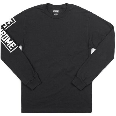 Chrome Industries Flying Lion Long Sleeve Pánske - Mikiny a mikiny s kapucou Chrome - Čierna - AP-473-BK-M - Size: M M male Chrome Industries Flying Lion Long Sleeve Pánske - Mikiny a mikiny s kapucou Chrome - Čierna - AP-473-BK-M - Size: M M male