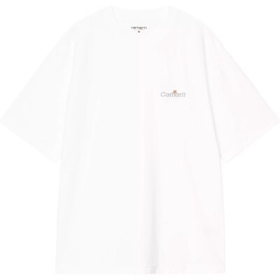 Carhartt WIP S/S WIP Label T-Shirt White Pánske - Tričká Carhartt WIP - Biela - I036180_02_XX-XL - Size: XL XL male Carhartt WIP S/S WIP Label T-Shirt White Pánske - Tričká Carhartt WIP - Biela - I036180_02_XX-XL - Size: XL XL male