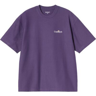 Carhartt WIP S/S WIP Label T-Shirt Purple Pánske - Tričká Carhartt WIP - Fialová - I036180_3II_XX-S - Size: S S male Carhartt WIP S/S WIP Label T-Shirt Purple Pánske - Tričká Carhartt WIP - Fialová - I036180_3II_XX-S - Size: S S male