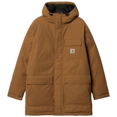 Carhartt WIP Siberian Cold Parka Hamilton Brown Pánske - Bundy Carhartt WIP - Hnedá - I030832_08W_XX-XL - Size: XL XL male Carhartt WIP Siberian Cold Parka Hamilton Brown Pánske - Bundy Carhartt WIP - Hnedá - I030832_08W_XX-XL - Size: XL XL male