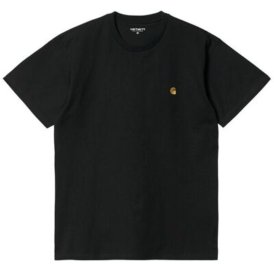 Carhartt WIP S/S Chase T-Shirt Black Pánske - Tričká Carhartt WIP - Čierna - I026391_00F_XX-L - Size: L L male Carhartt WIP S/S Chase T-Shirt Black Pánske - Tričká Carhartt WIP - Čierna - I026391_00F_XX-L - Size: L L male