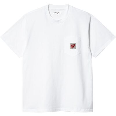 Carhartt WIP S/S Stretch Pocket T-Shirt White Pánske - Tričká Carhartt WIP - Biela - I031831_02_XX-S - Size: S S male Carhartt WIP S/S Stretch Pocket T-Shirt White Pánske - Tričká Carhartt WIP - Biela - I031831_02_XX-S - Size: S S male