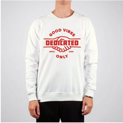 Dedicated Sweatshirt Malmoe Good Hands Off-White Pánske - Mikiny a mikiny s kapucou Dedicated - Biela - 16108-L - Size: L L male Dedicated Sweatshirt Malmoe Good Hands Off-White Pánske - Mikiny a mikiny s kapucou Dedicated - Biela - 16108-L - Size: L L male