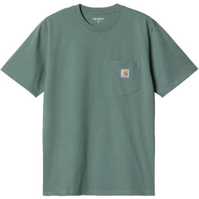 Carhartt WIP S/S Pocket T-Shirt Green I030434_2M2_XX Pánske - Tričká Carhartt WIP - Zelená - I030434_2M2_XX-L - Size: L L male Carhartt WIP S/S Pocket T-Shirt Green I030434_2M2_XX Pánske - Tričká Carhartt WIP - Zelená - I030434_2M2_XX-L - Size: L L male
