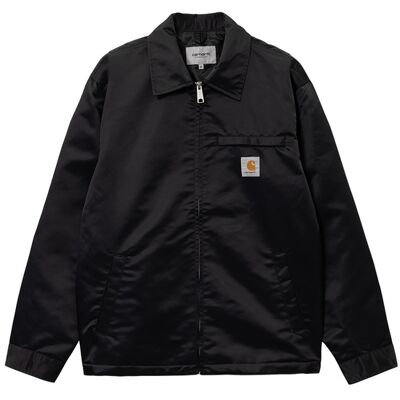 Carhartt WIP Manu Jacket Pánske - Bundy Carhartt WIP - Čierna - I031480_89_XX-L - Size: L L male Carhartt WIP Manu Jacket Pánske - Bundy Carhartt WIP - Čierna - I031480_89_XX-L - Size: L L male