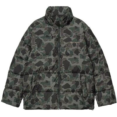 Carhartt WIP Springfield Jacket Camo Duck Grey Pánske - Bundy Carhartt WIP - Farebná - I032262_2IJ_XX-M - Size: M M male Carhartt WIP Springfield Jacket Camo Duck Grey Pánske - Bundy Carhartt WIP - Farebná - I032262_2IJ_XX-M - Size: M M male