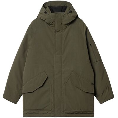 Carhartt WIP Penn Parka Pánske - Bundy Carhartt WIP - Zelená - I032295_63_XX-XL - Size: XL XL male Carhartt WIP Penn Parka Pánske - Bundy Carhartt WIP - Zelená - I032295_63_XX-XL - Size: XL XL male