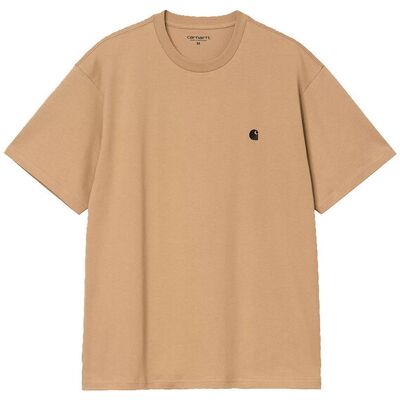 Carhartt WIP S/S Madison T-Shirt Peanut Pánske - Tričká Carhartt WIP - Hnedá - I033000_2I7_XX-S - Size: S S male Carhartt WIP S/S Madison T-Shirt Peanut Pánske - Tričká Carhartt WIP - Hnedá - I033000_2I7_XX-S - Size: S S male