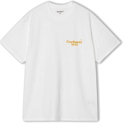 Carhartt WIP S/S Hartt Chain T-Shirt Pánske - Tričká Carhartt WIP - Biela - I034663_02_XX-XL - Size: XL XL male Carhartt WIP S/S Hartt Chain T-Shirt Pánske - Tričká Carhartt WIP - Biela - I034663_02_XX-XL - Size: XL XL male