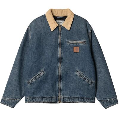 Carhartt WIP OG Detroit Jacket Blue Pánske - Bundy Carhartt WIP - Modrá - I034734_2XN_4Q-XL - Size: XL XL male Carhartt WIP OG Detroit Jacket Blue Pánske - Bundy Carhartt WIP - Modrá - I034734_2XN_4Q-XL - Size: XL XL male