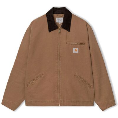 Carhartt WIP OG Detroit Jacket Brown I035280_00S_3K Pánske - Bundy Carhartt WIP - Hnedá - I035280_00S_3K-L - Size: L L male Carhartt WIP OG Detroit Jacket Brown I035280_00S_3K Pánske - Bundy Carhartt WIP - Hnedá - I035280_00S_3K-L - Size: L L male