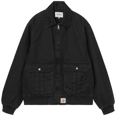 Carhartt WIP Stanton Jacket Pánske - Bundy Carhartt WIP - Čierna - I035617_89_06-M - Size: M M male Carhartt WIP Stanton Jacket Pánske - Bundy Carhartt WIP - Čierna - I035617_89_06-M - Size: M M male