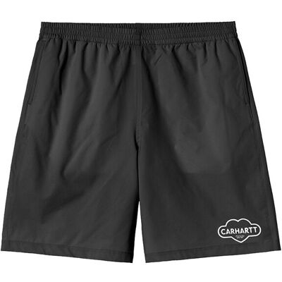 Carhartt WIP Cloud Heart Swim Trunks Pánske - Šortky Carhartt WIP - Čierna - I036122_89_XX-M - Size: M M male Carhartt WIP Cloud Heart Swim Trunks Pánske - Šortky Carhartt WIP - Čierna - I036122_89_XX-M - Size: M M male