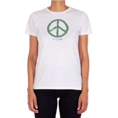 IrieDaily Peas Tee Dámske - Tričká IrieDaily - Biela - 161D513-710-S - Size: S S female IrieDaily Peas Tee Dámske - Tričká IrieDaily - Biela - 161D513-710-S - Size: S S female