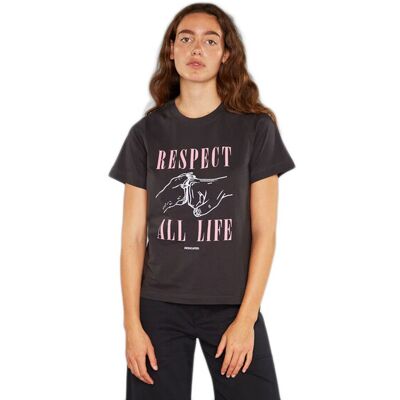 Dedicated T-shirt Mysen Respect Life Charcoal Dámske - Tričká Dedicated - Sivá - 16993-S - Size: S S female Dedicated T-shirt Mysen Respect Life Charcoal Dámske - Tričká Dedicated - Sivá - 16993-S - Size: S S female