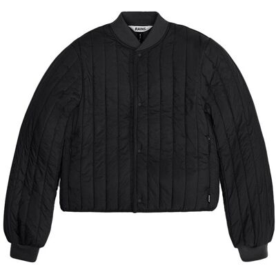 Rains Banja Liner Bomber W Jacket Dámske - Bundy Rains - Čierna - 21760-01-S - Size: S S female Rains Banja Liner Bomber W Jacket Dámske - Bundy Rains - Čierna - 21760-01-S - Size: S S female