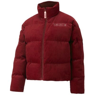 Puma x Vogue Puffer Jacket Dámske - Bundy Puma - Bordová - 536696-22-M - Size: M M female Puma x Vogue Puffer Jacket Dámske - Bundy Puma - Bordová - 536696-22-M - Size: M M female