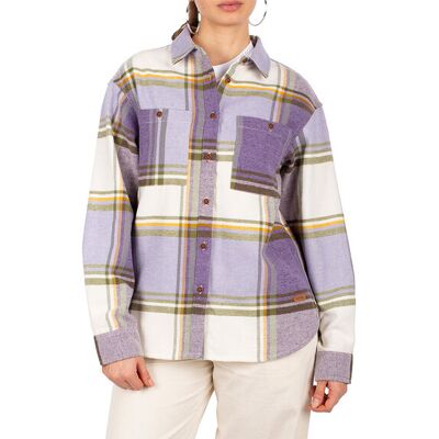 IrieDaily Flannie Shirt Dámske - Košeľa IrieDaily - Fialová - 563D240-282-M - Size: M M female IrieDaily Flannie Shirt Dámske - Košeľa IrieDaily - Fialová - 563D240-282-M - Size: M M female