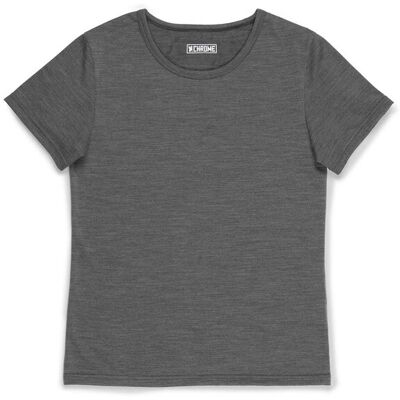 Chrome Industries Merino SS Tee W Grey Dámske - Tričká Chrome - Sivá - AP-416-CH-XS - Size: XS XS female Chrome Industries Merino SS Tee W Grey Dámske - Tričká Chrome - Sivá - AP-416-CH-XS - Size: XS XS female