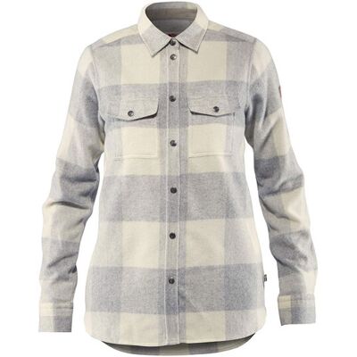 Fjällräven Canada Shirt LS W Fog-Chalk White Dámske - Košeľa Fjällräven - Sivá - F90835-021-113-M - Size: M M female Fjällräven Canada Shirt LS W Fog-Chalk White Dámske - Košeľa Fjällräven - Sivá - F90835-021-113-M - Size: M M female