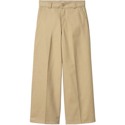 Carhartt WIP W' Craft Pant Leather Dámske - Nohavice Carhartt WIP - Svetlohnedá - I032968_8Y_01-28 - Size: 28 28 female Carhartt WIP W' Craft Pant Leather Dámske - Nohavice Carhartt WIP - Svetlohnedá - I032968_8Y_01-28 - Size: 28 28 female
