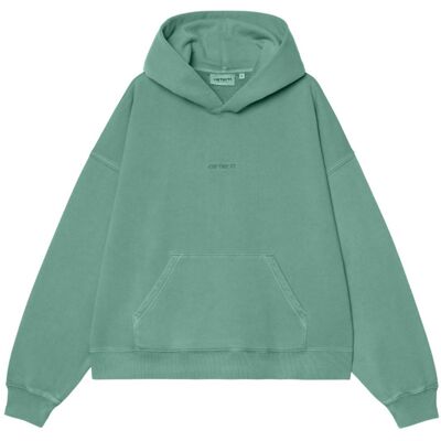 Carhartt WIP W' Hooded Benton Sweatshirt Primrose Green Dámske - Mikiny a mikiny s kapucou Carhartt WIP - Zelená - I034512_3IC_GD-L - Size: L L female Carhartt WIP W' Hooded Benton Sweatshirt Primrose Green Dámske - Mikiny a mikiny s kapucou Carhartt WIP - Zelená - I034512_3IC_GD-L - Size: L L female
