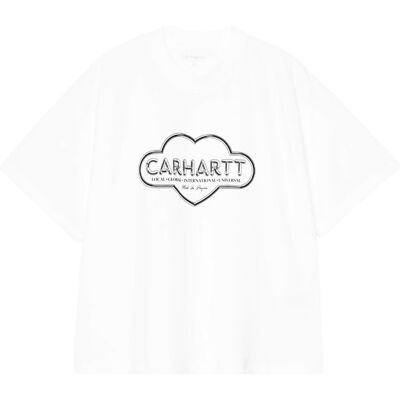 Carhartt WIP W' S/S Cloud Heart T-Shirt White Dámske - Tričká Carhartt WIP - Biela - I036380_02_XX-S - Size: S S female Carhartt WIP W' S/S Cloud Heart T-Shirt White Dámske - Tričká Carhartt WIP - Biela - I036380_02_XX-S - Size: S S female